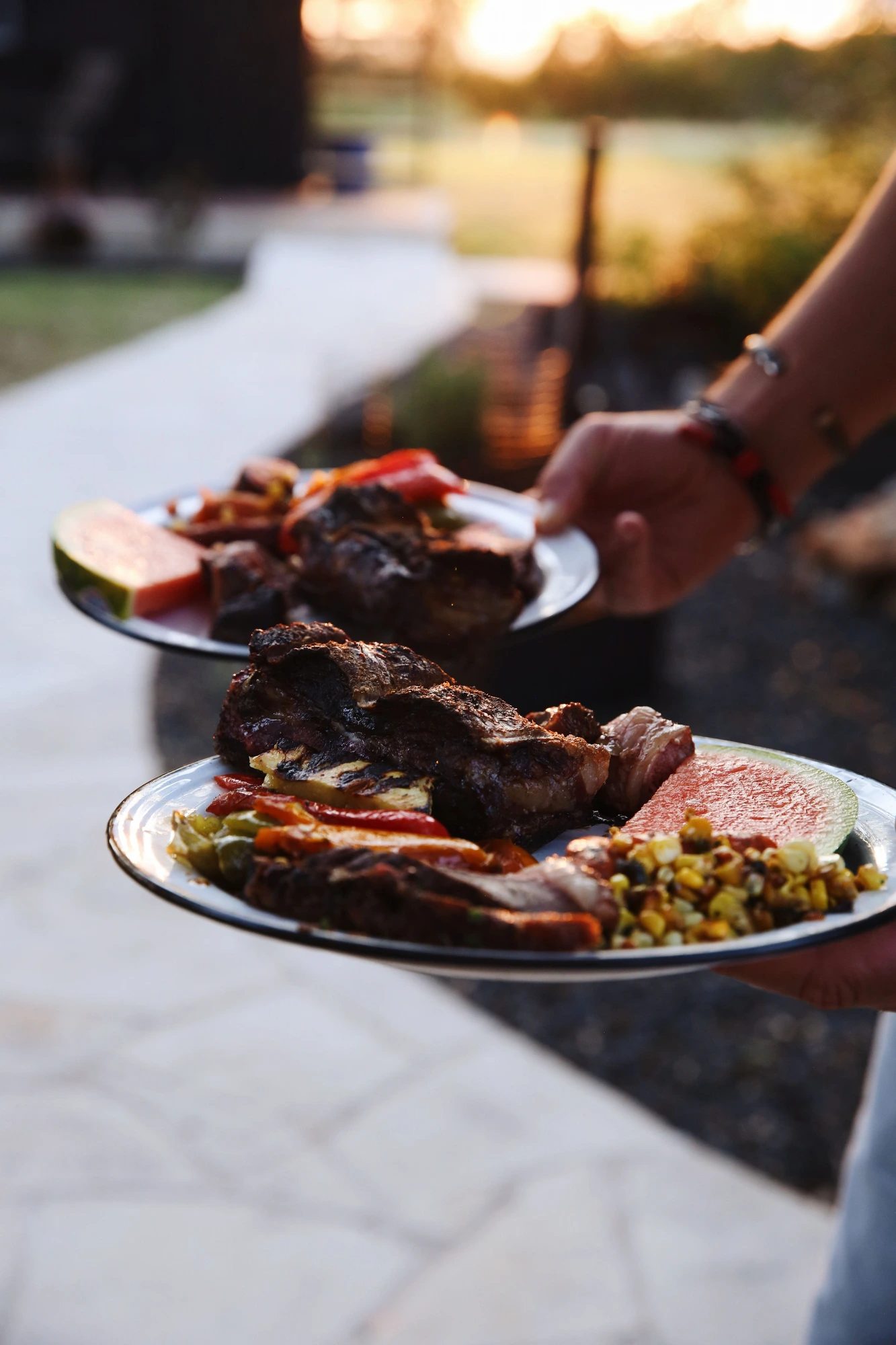 Plates Up at Golden Hour