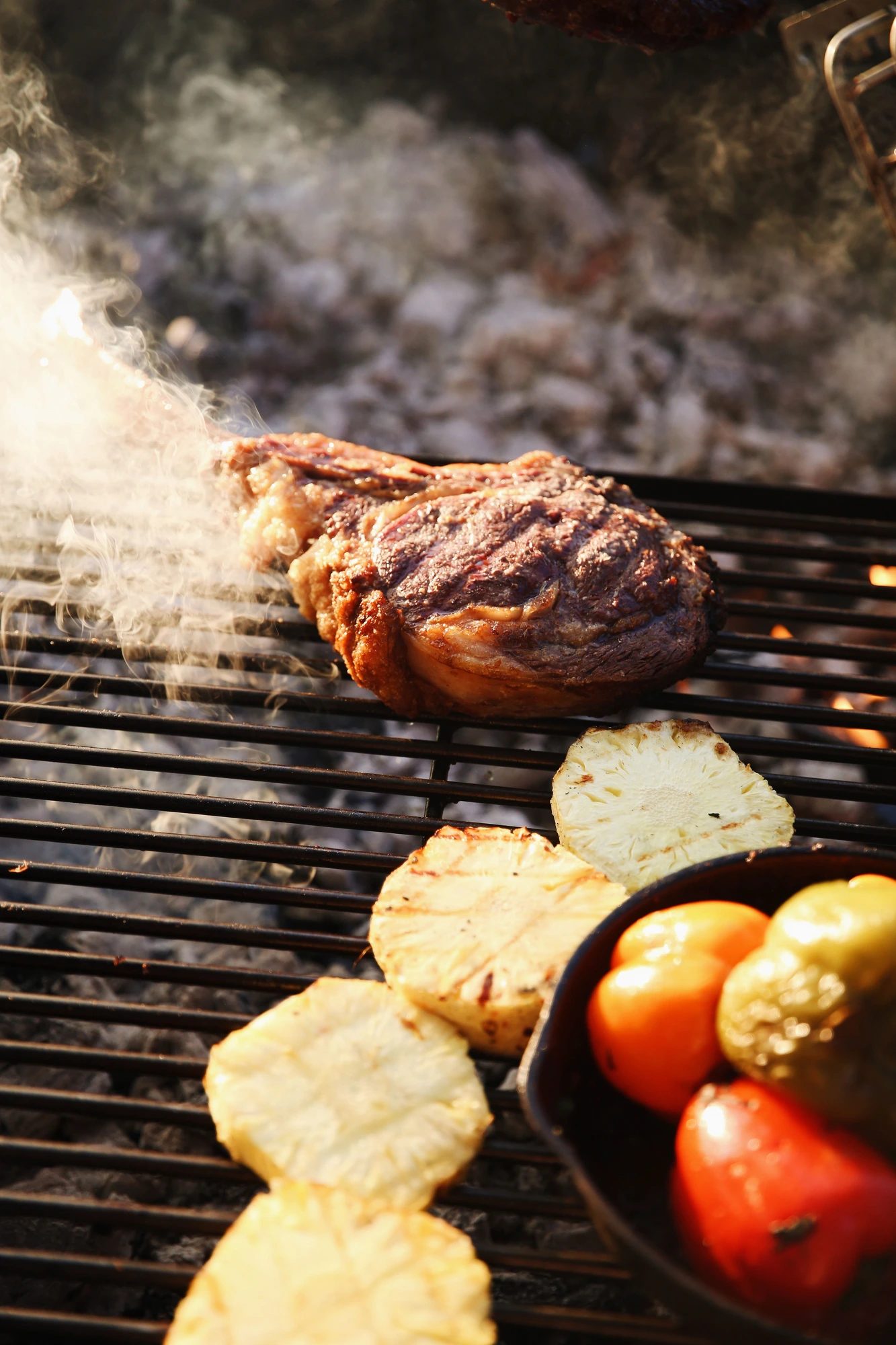 Ribeye on the Coals